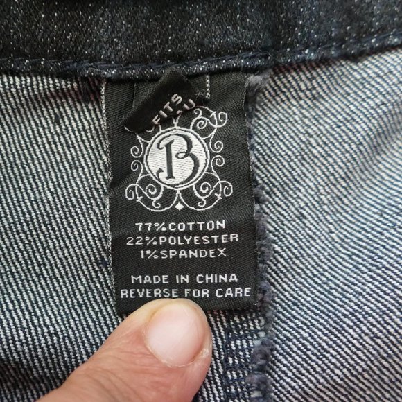 Beau Dawson Dark Blue Jeans- Size 8P - Picture 6 of 10